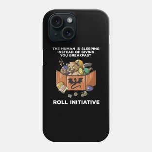 RPG Pen and Paper PnP Cat Roleplaying Cats Meme DM Gift Idea Phone Case