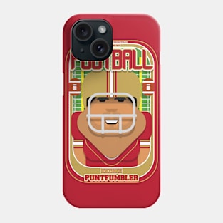 American Football Red and Gold - Enzone Puntfumbler - Seba version Phone Case