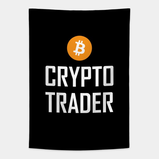 Crypto Trader Bitcoin Tapestry by YiannisTees