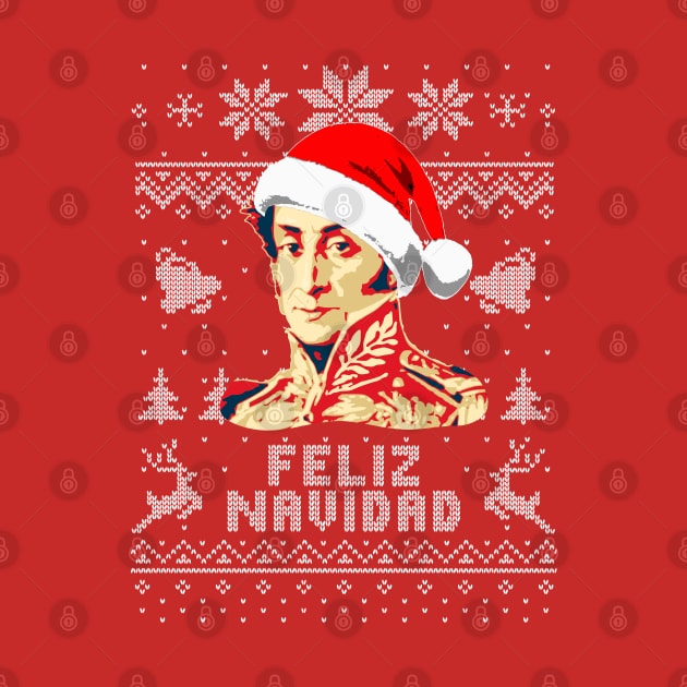 Simon Bolivar Feliz Navidad by Nerd_art