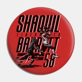 Shaquil Barrett Tamba Bay Player Name Pin