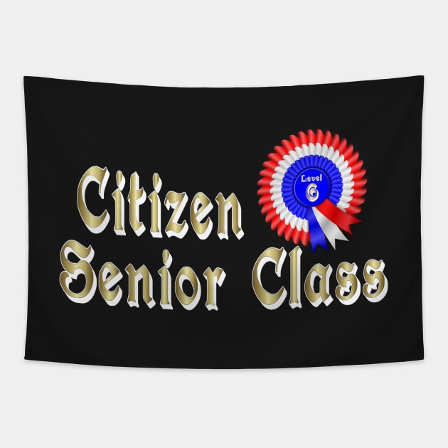 Citizen Senior Class Level 6 Award Baby Boomer Time Tapestry by hispanicworld