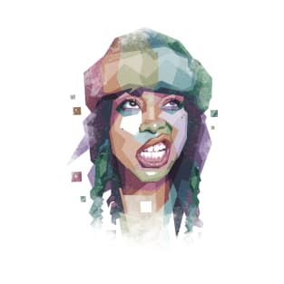 ErykahBadu in WPAP vintage T-Shirt