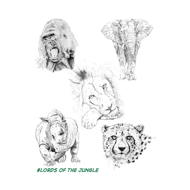 Lords of the Jungle by A. Jaye's Art!