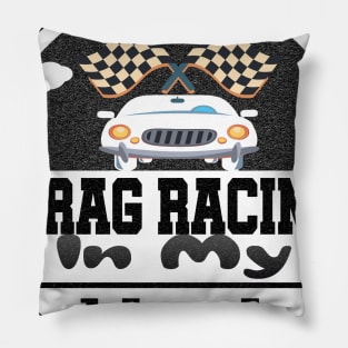 drag racing Pillow