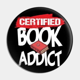 Certified Book Addict Cool Creative Beautiful Book Design Pin