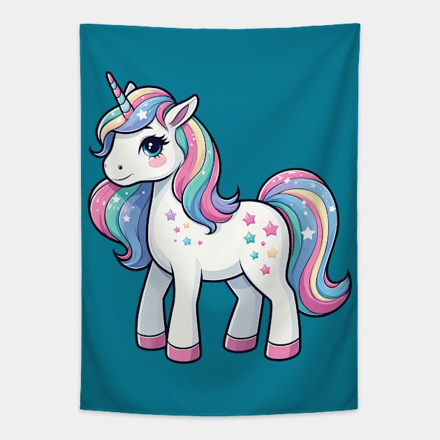 Unicorn S01 D93 Tapestry by Houerd