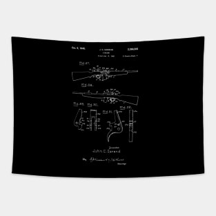 M-1 Rifle Patent / Firearm patent present Tapestry