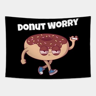 Donut Worry Stoned Donut Resist Donut Judge Cute Donut Economics Tapestry