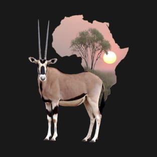 Oryx - Africa - Antelope - Gazelle - Wildlife T-Shirt