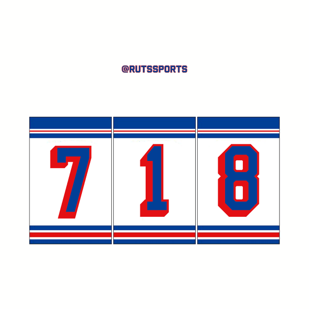 Rep Your Area Code (NYR 718) by RUTSSports