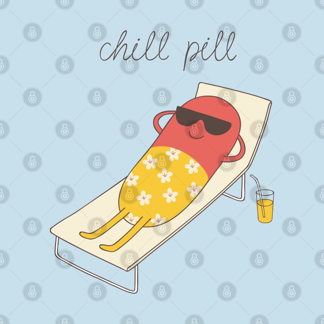 chill pill by milkyprint