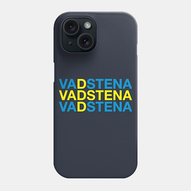 VADSTENA Swedish Flag Phone Case by eyesblau