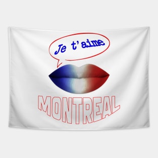 FRANCE JE TAIME MONTREAL Tapestry