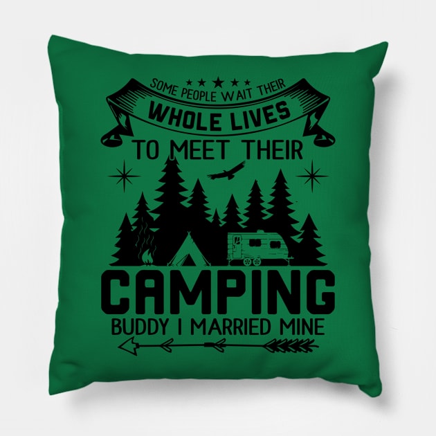 Camp Pillow by Rizaldiuk