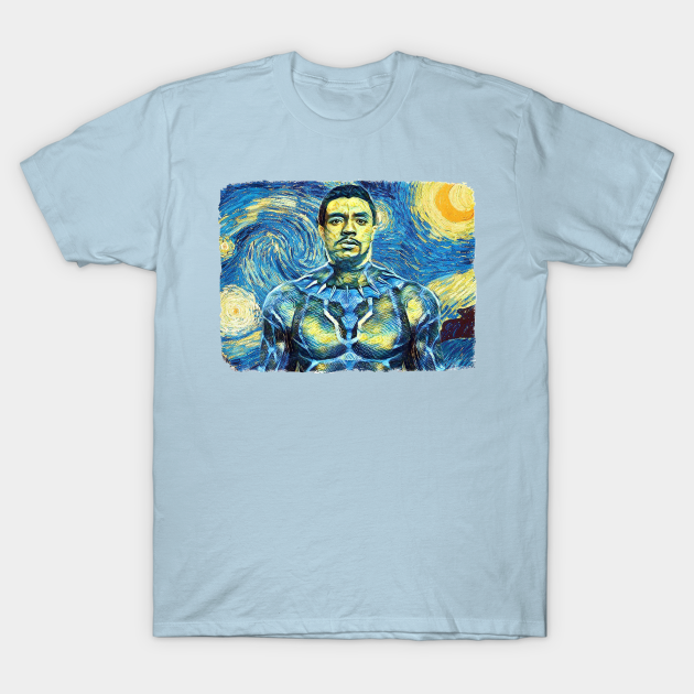 Discover Black Panther Van Gogh Style - Black Panther - T-Shirt