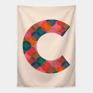 Letter C Initial Tapestry