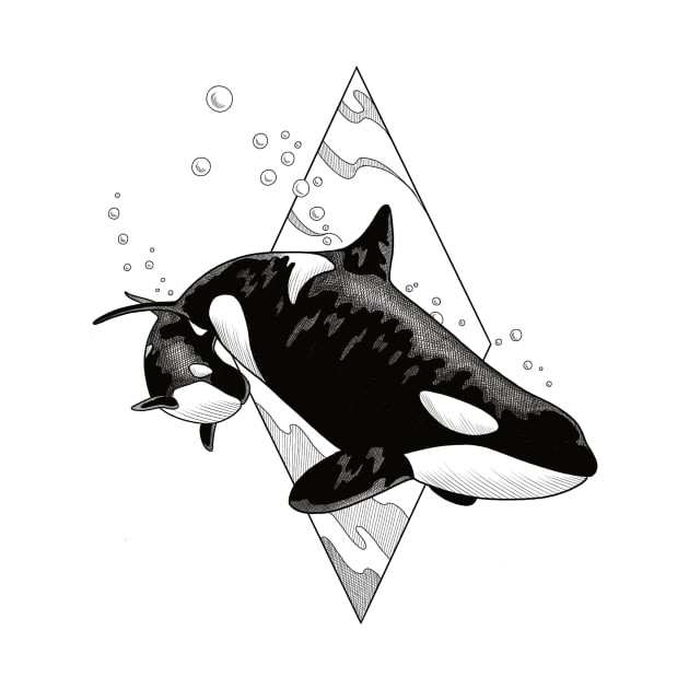 Orcas by cocotatts