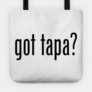 Got Tapa? Filipino Food Humor Design by AiReal Apparel Tote