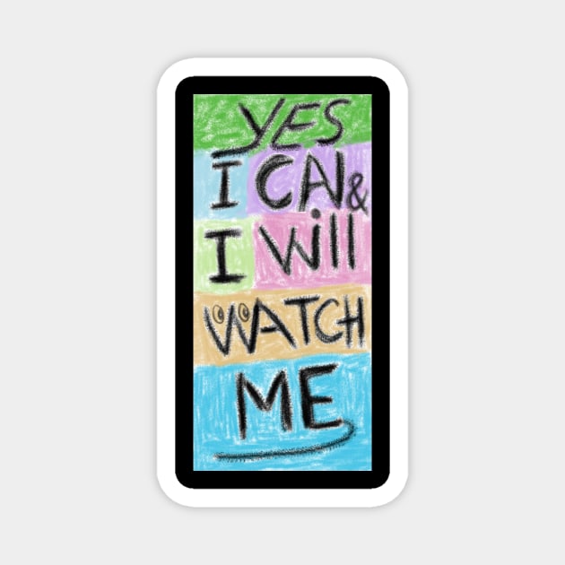 Yes I can Magnet by SaBa Store