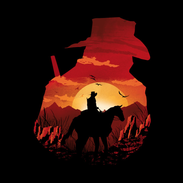 Red Sunset - Red Dead Redemption 2 - Phone Case