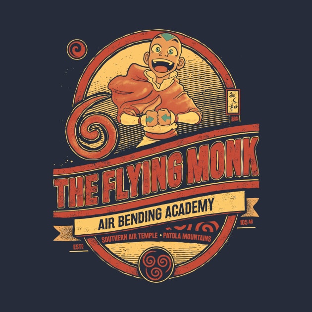 The Flying Monk by teesgeex