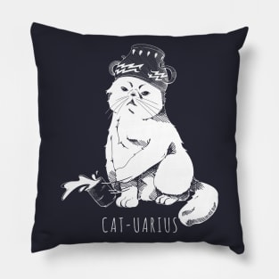 Cat-uarius Dark Pillow