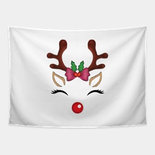 Cute Reindeer Christmas Tapestry