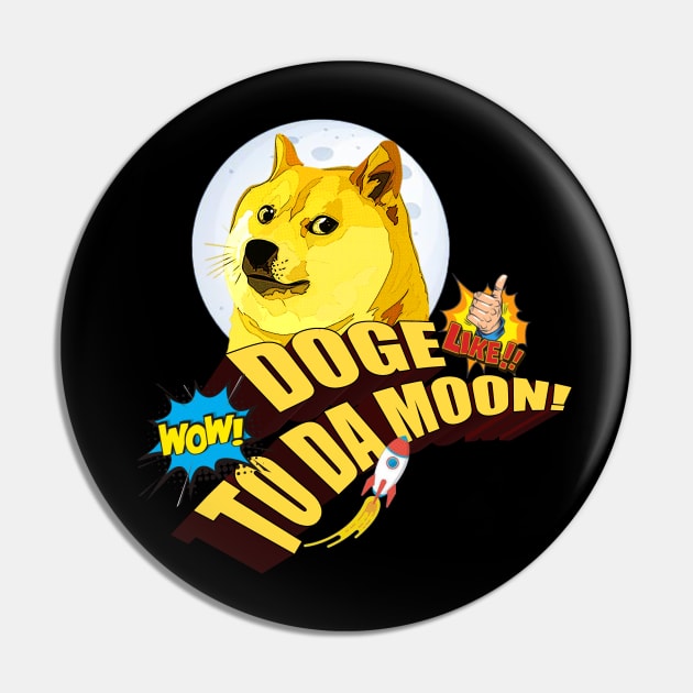 Dogecoin to da Moon! Pin by LunarLanding
