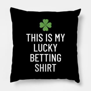 This Is My Lucky Betting Shirt Gambling Pillow