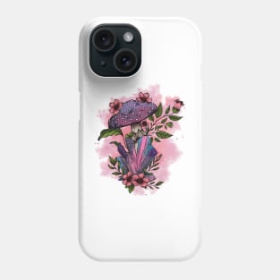 Cute Mushroom and flowers Phone Case