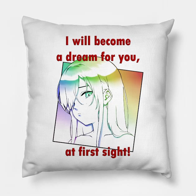 Dream girl. Pillow by Maximuselektro