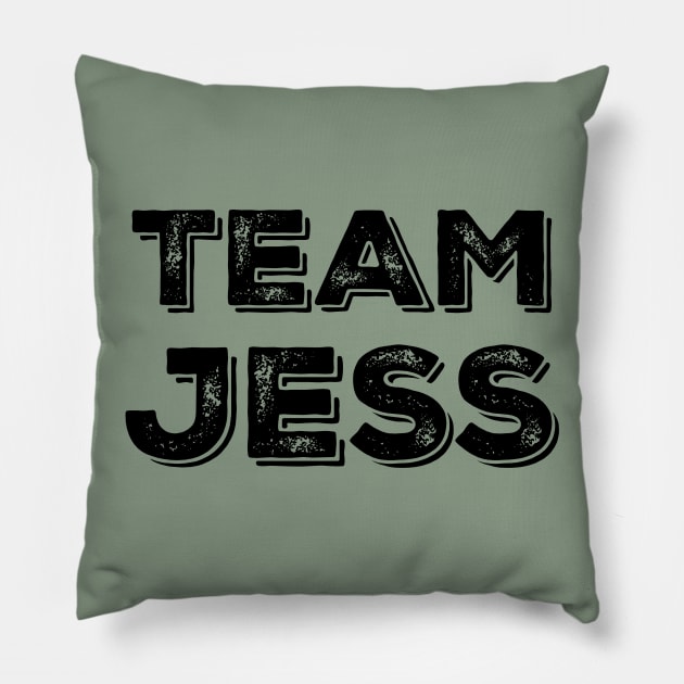 Team Jess - Gilmore Girls Pillow by Stars Hollow Mercantile