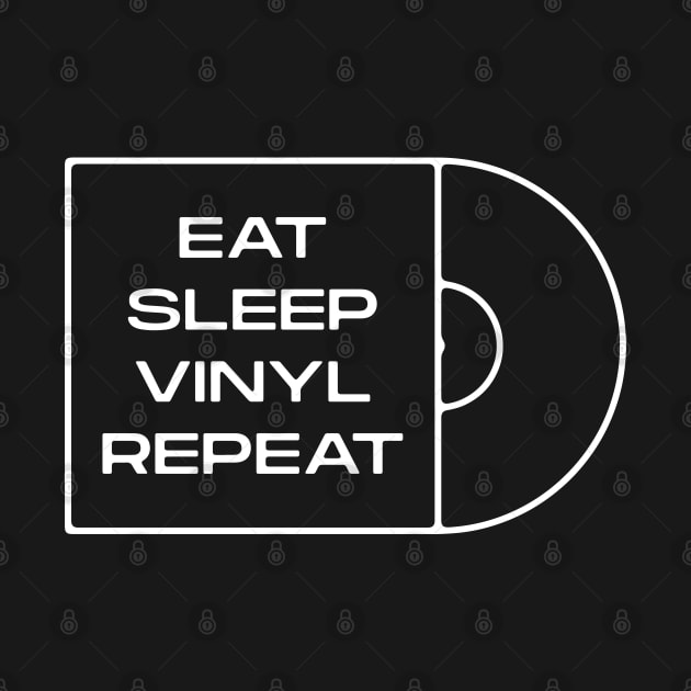 Eat Sleep Vinyl Repeat Record Sleeve by souloff