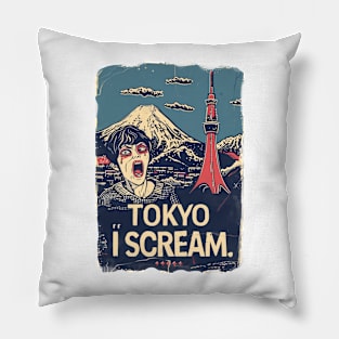 Tokyo I Scream 2 Pillow