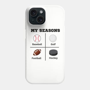 Four Seasons of Sports Phone Case