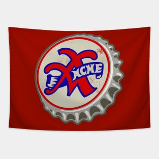 Vintage Acme Beer and Soda Bottlecap Tapestry