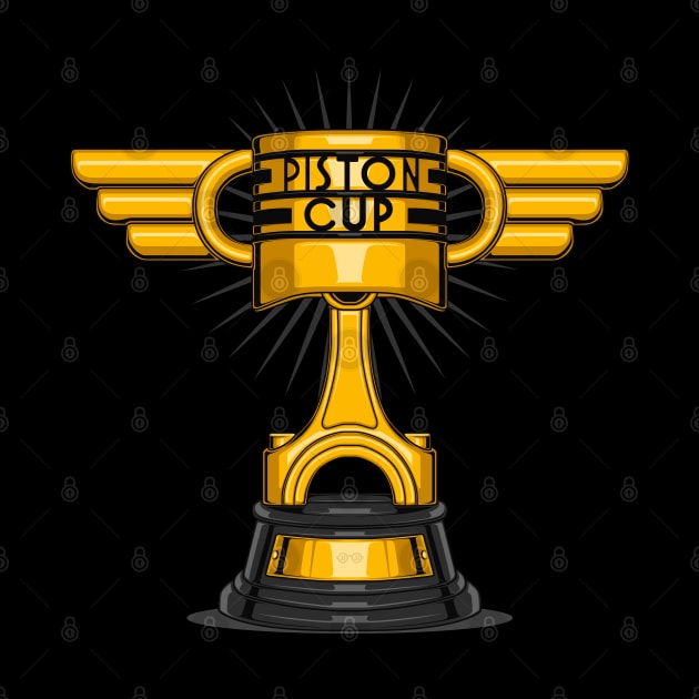 Cars Piston Cup (Gold) by Jiooji Project