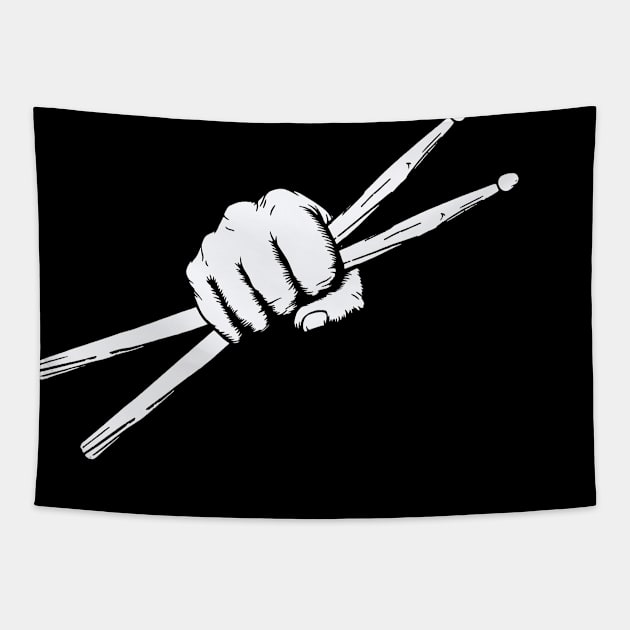 Drumsticks Drummer - Drumset Drums Gift Tapestry by Tokyo