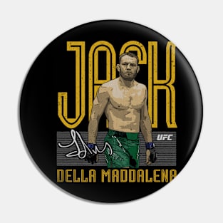 Jack Della Maddalena Fighter Name Pin