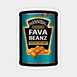 Hannibal Lecter's Fava Beanz Magnet