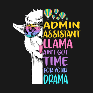 Admin Assistant Llama T-Shirt