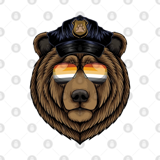 Gay Bear Sunglasses Flag Pride by USProudness