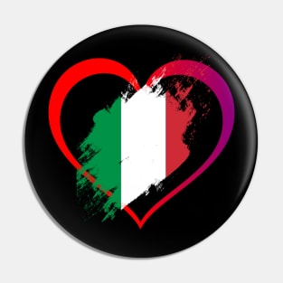 I Love Italy Pin