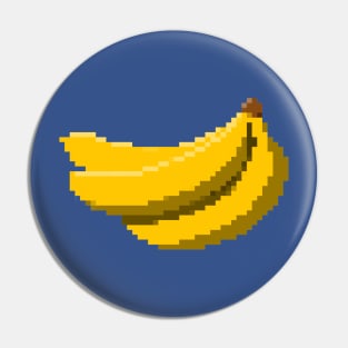 Bananas Pixel Art Pin