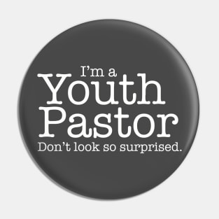 Funny Youth Pastor Appreciation Gift Pin