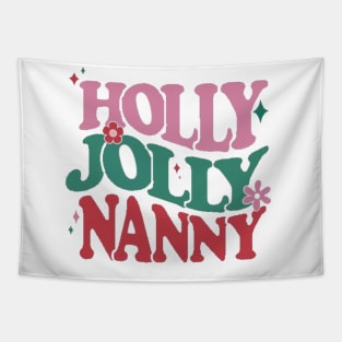 Holly jolly nanny Tapestry