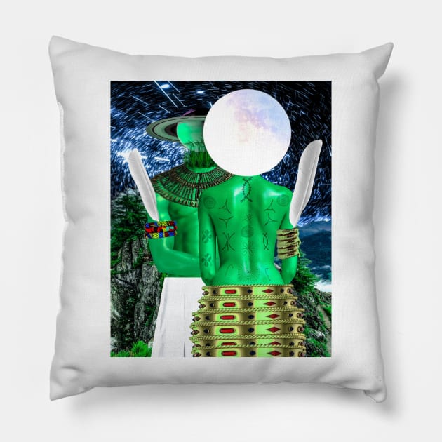 ONWA ELE BY SIRIUS UGO ART Pillow by uchenigbo