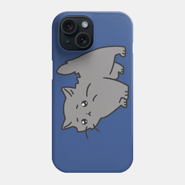 Sad Blue Persian Kitten Phone Case by saradaboru