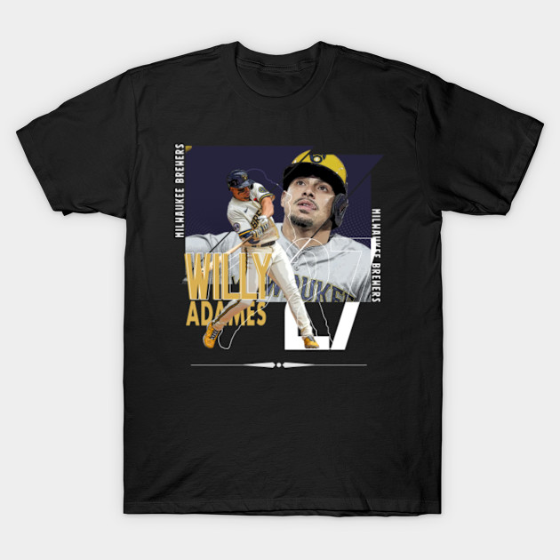 Willy Adames baseball Paper Poster Brewers 4 - Willy Adames